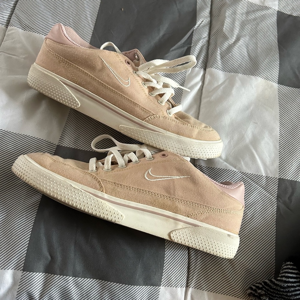 Tan Nikes